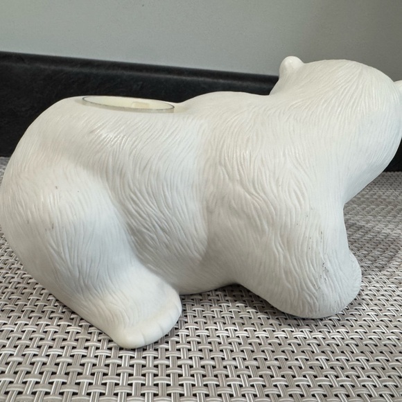 Partylite Mama Polar Bear and cub VTG EUC - Picture 4 of 8